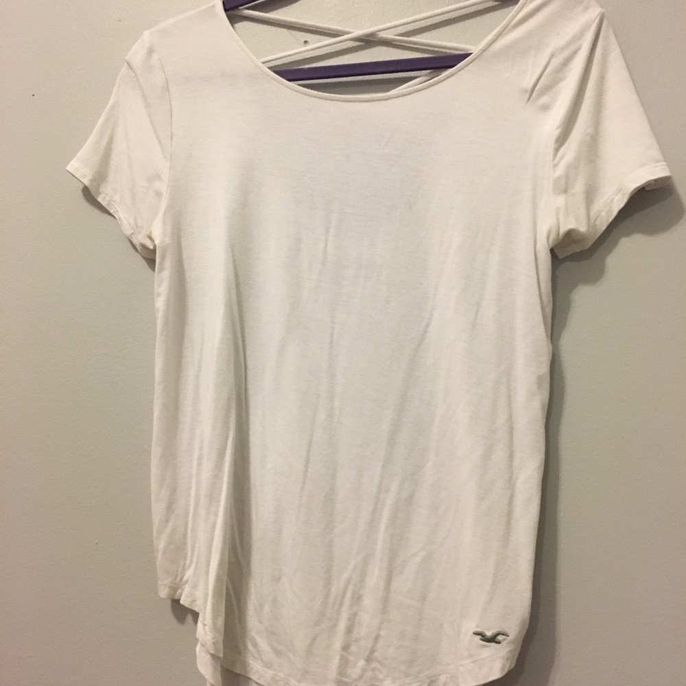 White Top with Crosses Back